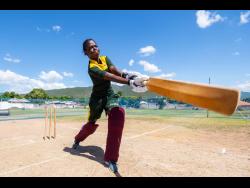 
Rashada Williams of Jamaica Womens senior cricket team at the Lucas Cricket Club in Rollington Town, Kingston, on Wednesday. 
