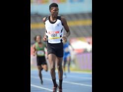 Jeremy Bembridge of Tarrant High wins heat three of the Class Two  400m on day two of the ISSA/GraceKennedy Boys and Girls’ Championships  at the National Stadium yesterday.