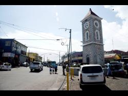 The square in May Pen, Clarendon. 