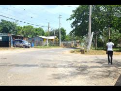 A section of the square in Bounty Hall, Trelawny. 