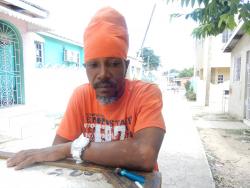 Steve Richards, the Rastafarian who was beat down by a pastor in Arnett Gardens, St Andrew, last week.