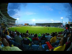 A general view of Sabina Park during the Caribbean Premier League match between Jamaica Tallawahs and St Kitts and Nevis Patriots in Kingston, Jamaica, on August 15, 2018.