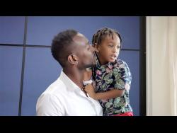 Credit: Contributed Dwayne Stewart holds his son, Soul-Heart.