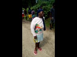 Credit: Hopeton Bucknor Gloria Simms weeps for her son, Daveen Powell.