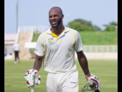 Jermaine Blackwood ... hit seven fours in his 132-ball knock of 59. 