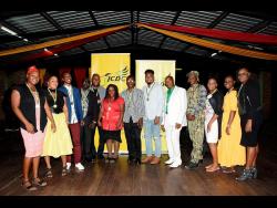 Contributed
The Jamaica Gospel Song Competition 2020 top 10 finalists (from left):  Martanek Phipps, Nadine Torey, Deon McDonald, Euphoria group (four members), Offneil Lamont , Oliver Ashley , David Sutton , Father Reece, Sheri-Gaye Johnson and Treisha Williams.
