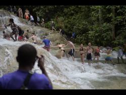 Dunn’s River Falls in Ocho Rios, St Ann.