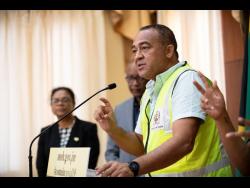 Dr Christopher Tufton, minister of health and wellness. 