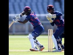 Shane Moseley gathers runs on the final day of the three-day practice match.


