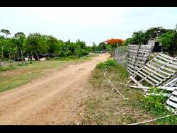 A section of the roadway in Treadlight, Clarendon, which will be rehabilitated at a cost of $150 million under the Jamaica Social Investment Fund’s Integrated Community Development Project.