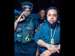 Members of the 6ix, Chronic Law (left) and Squash.