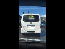 Credit: This ‘sex’ for sale sticker helped Nicholas Watt sell his van.