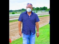 Champion trainer Anthony Nunes is seen at Caymanas Park in Portmore, St Catherine, on Saturday, December 19, 2020.