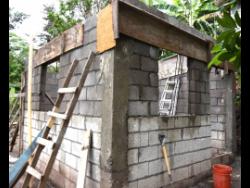 The one-bedroom house was put together in very little time.
