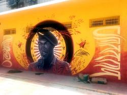 A mural of Desmond Dekker.