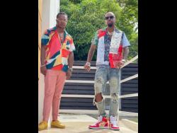 Nvasion (left) and  US-based rapper, and reality TV star Safaree. 