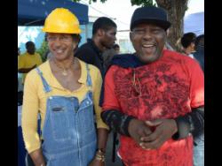Sly Dunbar (left) and Robbie Shakespeare.