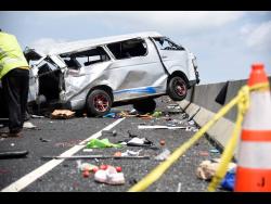  Last year, 483 persons died on the nation’s roads in 435 crashes. 