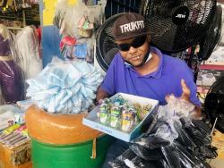 Shawn, a vendor in downtown Kingston.