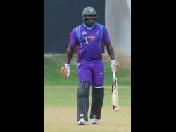 Opener Kennar Lewis top-scored with 38 for the Surrey Kings against the Cornwall Warriors in their Dream11 Jamaica T10 clash at Sabina Park in Kingston yesterday.