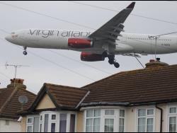 A Virgin Atlantic plane.