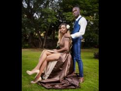 Christopher and Oceen Campbell-Gray on their wedding day.
