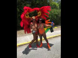 Marilyn Morrison and Sheryl March were not about to miss the road march this year.