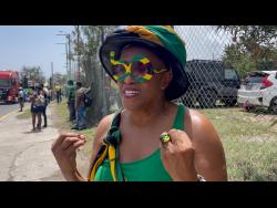 Stephanie Muir expresses her love Jamaican culture and what inspired her choice of dress for yesterday’s float parade.