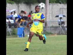  Clarendon College’s Carlos Cooper (above) scored the second goal in his team’s 5-0 drubbing of St Mary Technical in their ISSA/Digicel daCosta Cup second round final leg match at Foga Road yesterday. 