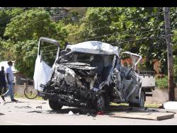 A road crash in St James.