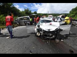 A fatal crash on the Melrose Hill Bypass in Manchester earlier this month.
