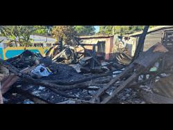 A massive fire on Tuesday left a Spanish Town family without a home. 