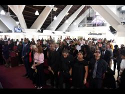 Mourners gathered at the Webster Memorial United Church in St Andrew last Friday to bid farewell to the late Arif Cooper. 