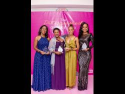 Campionites and The Distinguished award recipients (from left) Andrea Dempster-Chung, Shauna Fuller Clarke, Kerry-Ann Henry and Dr Terri-Karelle Reid.