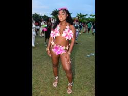 This hottie was spotted at Sandz Caribbean Music Festival in St Ann.