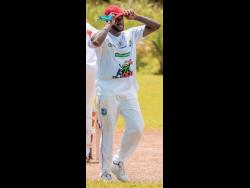 West Indies cricketer Jermaine Blackwood in action for Whitehouse in this year’s SDC Community T20 competition.