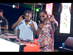 Kevi (left) and Zess at the wheels of steel.  