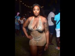 This hottie captured the imagination of partygoers at Tea Cup Boss’ birthday celebration dubbed Tea Cup Life, held at Rymesbury in Clarendon last Saturday.