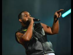 Teejay in performance at Reggae Sumfest. 