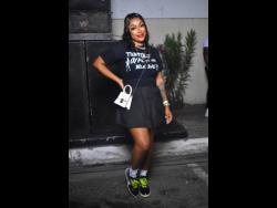 The message on Tonii’s t-shirt clearly outlines her expectations at Pan Di Plaza which was held at the Kingston waterfront in downtown Kingston last Saturday. 