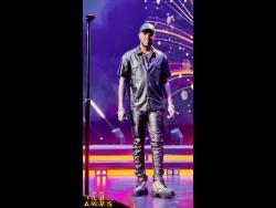 Vershon on stage at the Caribbean Music Awards.