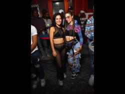 The eye-catching duo of Suneaa (left), from Slovenia, and Ana, from Spain, demonstrate the magnetic pull of dancehall. They were spotted at Weddy Weddy Wednesdays at Stone Love headquarters on Burlington Road in St Andrew last week.