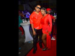  Birthday boy Conroy ‘Overdose’ Samuels with his beautiful wife, Nakeita.