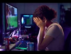 A portrayal of a woman overwhelmed by despair. A portrayal of a woman overwhelmed by despair. 