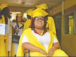 After much physical and emotional pain, Kamille Fuller is basking in completing her associate degree in business administration from the Trench Town Polytechnic College.  