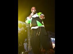 International rapper Rick Ross performing at Umbrella Evening Brunch, held at the Caymanas Golf Club in St Catherine on Christmas Eve.