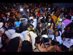 A section of the crowd at Clean to Mi Step, held at the ‘Caribbean Queen’ Boat Dock, 3B Port Royal Street, downtown Kingston.