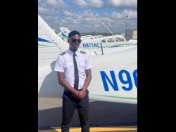 From humble beginnings in rural St Andrew, Osheen Hall has attained private pilot certification.