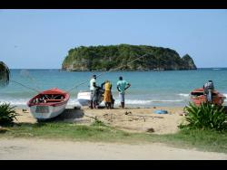 Pagee Beach in Port Maria, St Mary.