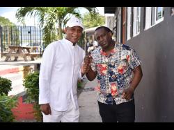 Multiple Festival Song winners Roy Rayon (left) and Nazzleman.